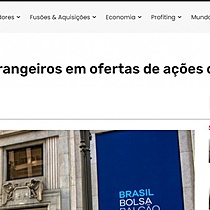 B3: fatia de estrangeiros em ofertas de aes despenca para 28% em 2020